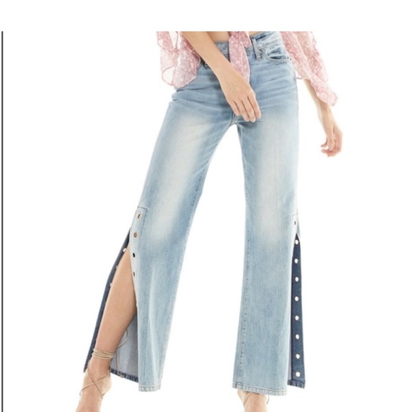 MISA Los Angeles Super Star Flare Grommet Jean - Picture 1 of 8